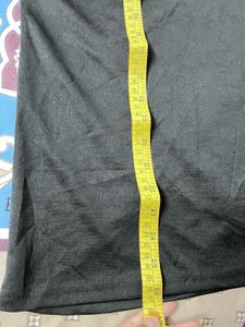 Striped Sleeve Black T-Shirt