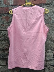 Nike Pink Sleeveless V-Neck Top