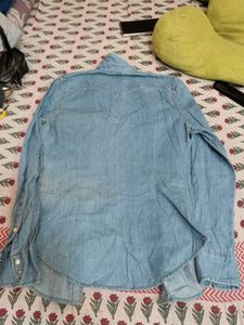Levi's Denim Shirt with Rhinestone Embellishments