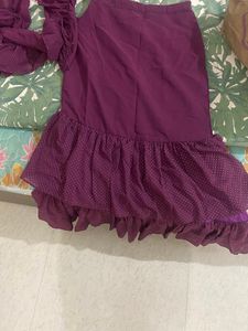 Elegant Ruffled Ready To Wear Saree