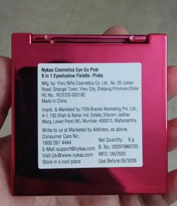 NYKAA Eye Go Pink Eyeshadow Palette