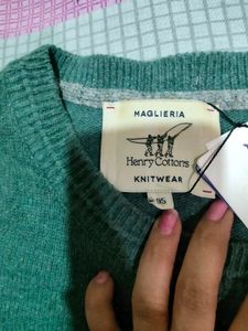 Stylish Green Knit Sweater
