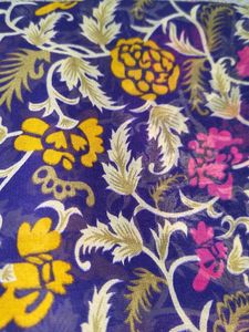 Elegant Floral Print Saree