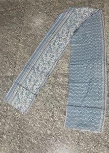 Blue Floral Kurta Set with Pants