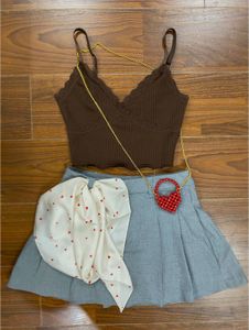 H&M Ribbed Crop Top