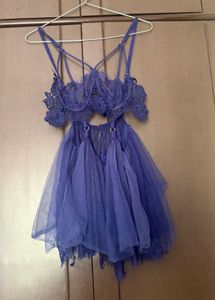 Stunning Royal Blue Lingerie Set