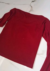 Chic Twist Neck Long Sleeve Top