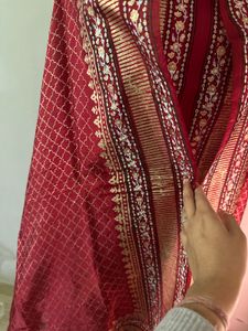 Pure Cotton Silk, Handblock Printed Suit
