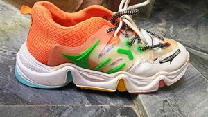 Vibrant Chunky Sneakers