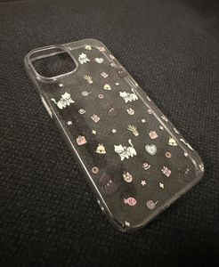 IPhone 13 Clear Cat Pattern Phone Case