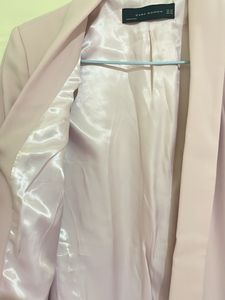 Blush Pink Casual Blazer