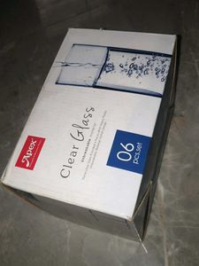 Apex Clear Glass Tumbler Set 6