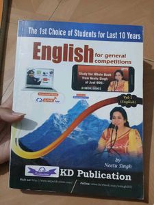 English for General Competitions Book Vol-1
