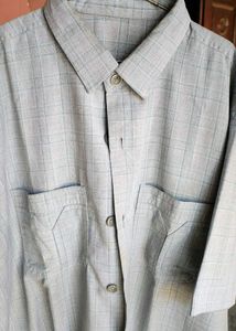Men's Grey shirt pant both (safari shuit)