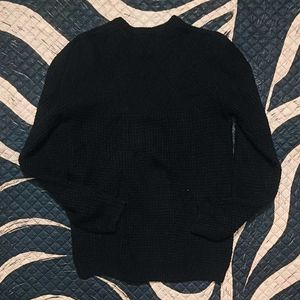 Zara Man Black Knit Sweater