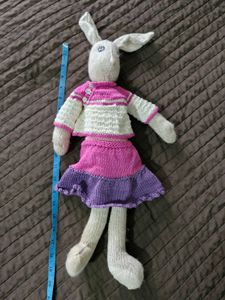 Handmade Knitted Bunny Doll