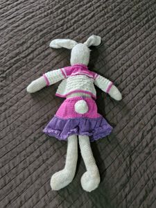 Handmade Knitted Bunny Doll