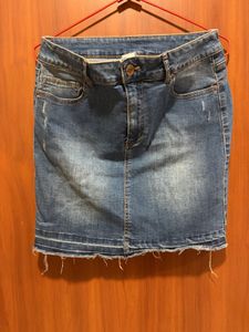 Blue washed Mini Skirt 🎀