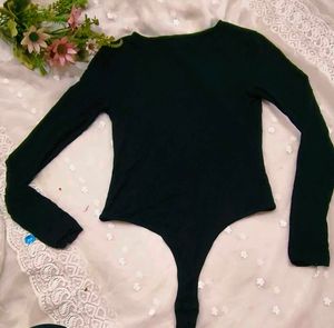 Ribbed Long Sleeve Bodysuit