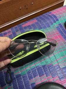 Silver Aviator Frame Glasses