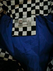 Shiny Blue Puffer Jacket