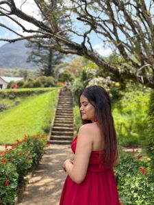 Elegant Red Halter Neck Maxi Dress