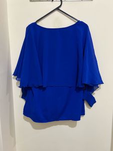 Royal Blue Layered Top