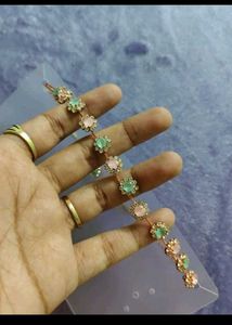 Delicate Bracelet with Floral Charms