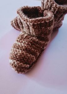New born baby knitted socks