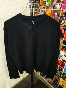 BOXY FIT UNISEX WAFFLE KNIT HENLEY TEE 🔥😎❤️‍🔥