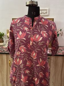 Floral Print Kurta
