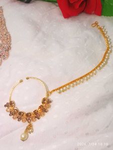 Bridal Hand Mehndi + Jhumar + Nath Com