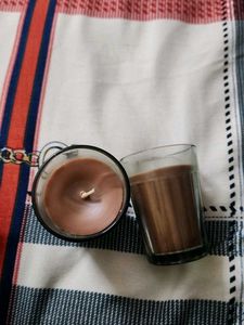 Set of 2 Scented Glass Candles