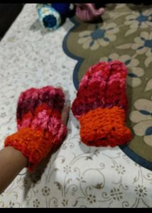 Handmade Crochet Mittens
