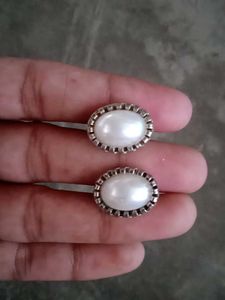 Elegant Pearl Stud Earrings