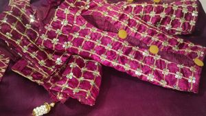 Purple Saree With Blouse