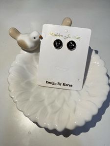Adorable Tree Enamel Stud Earrings