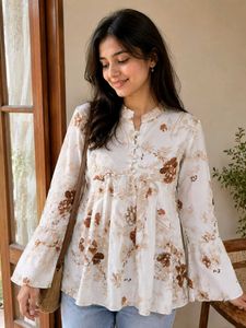 Chic Floral Print top