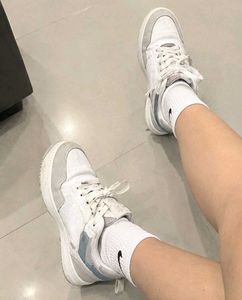 Redtape Classic White & Grey Sneakers