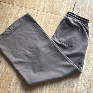 Comfortable Grey Wide-Leg Pants