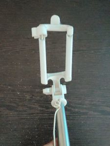 White Selfie Stick with Audio Jack