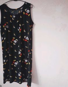 Mickey Print Dress