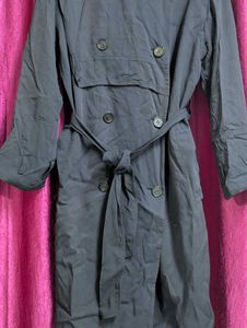 Navy Blue Trench Coat