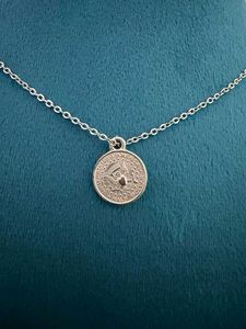 Elegant Coin Pendant Necklace