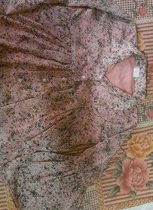 Women's Floral Printed Flared Top