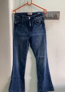 Lee Cooper Flared Blue Denim Jeans