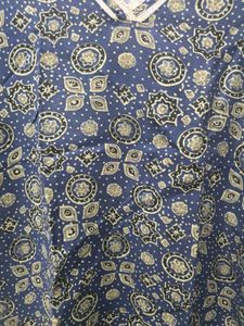 Blue Printed Kurta