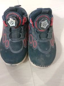 Kids Blue & Red Sneakers