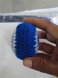 Evil Eye Crochet Keychain