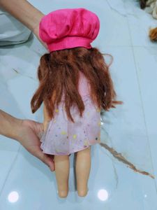 Cute Doll with Pink Hat